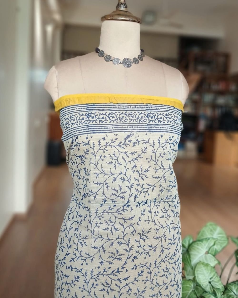 Kota Doria Cotton Saree – (KDCS1042) - Image 7