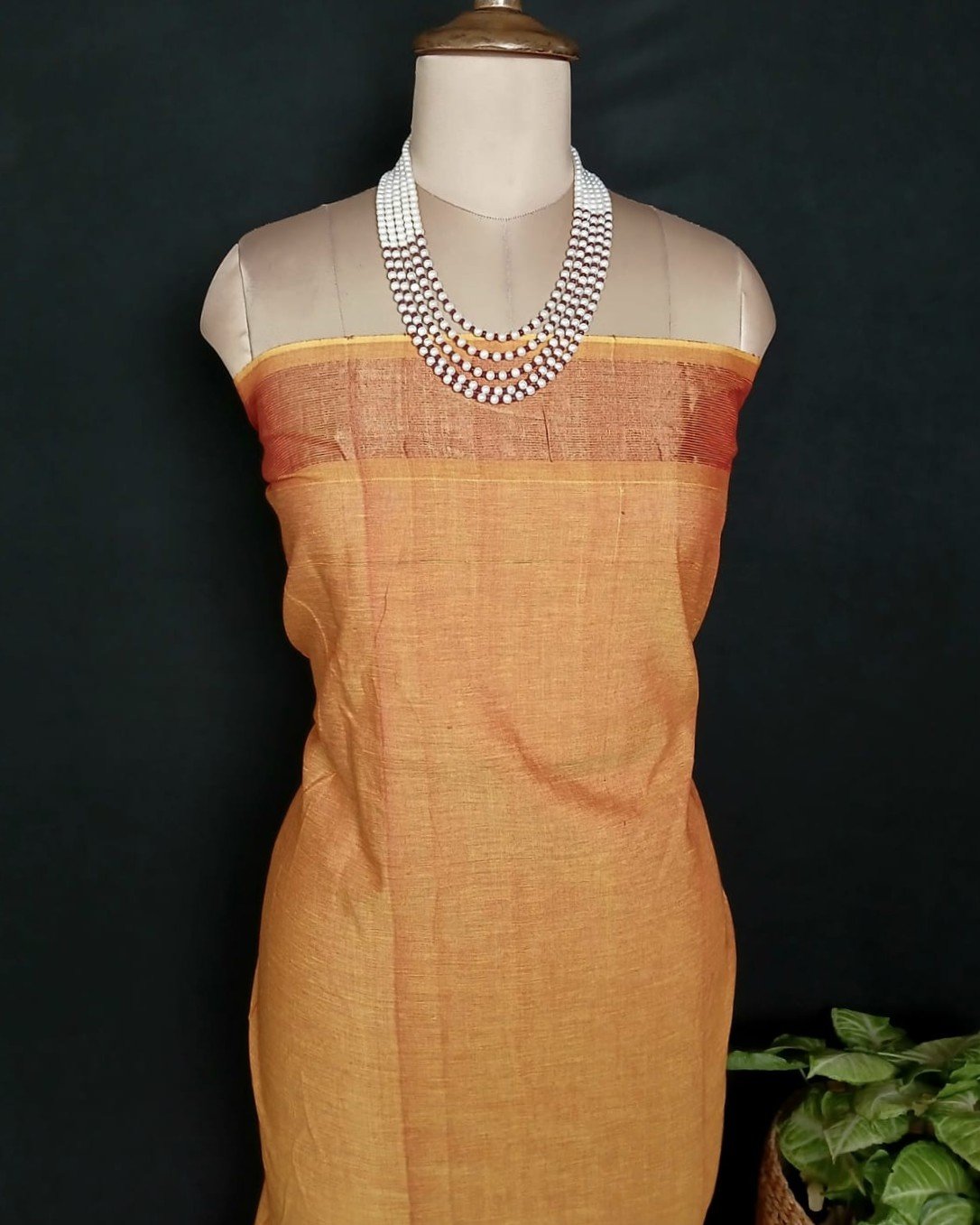 Hastapadar Paithani Handloom in cotton – (HPHS0007) - Image 12