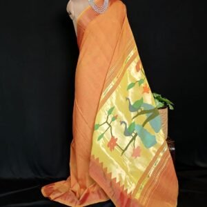 Hastapadar Paithani Handloom in cotton – (HPHS0007)