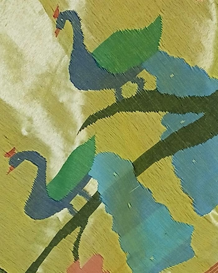 Hastapadar Paithani Handloom in cotton – (HPHS0007) - Image 6