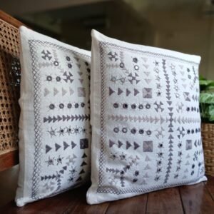 Barmer Embroidered Cushion Cover Set - (BECC0011)
