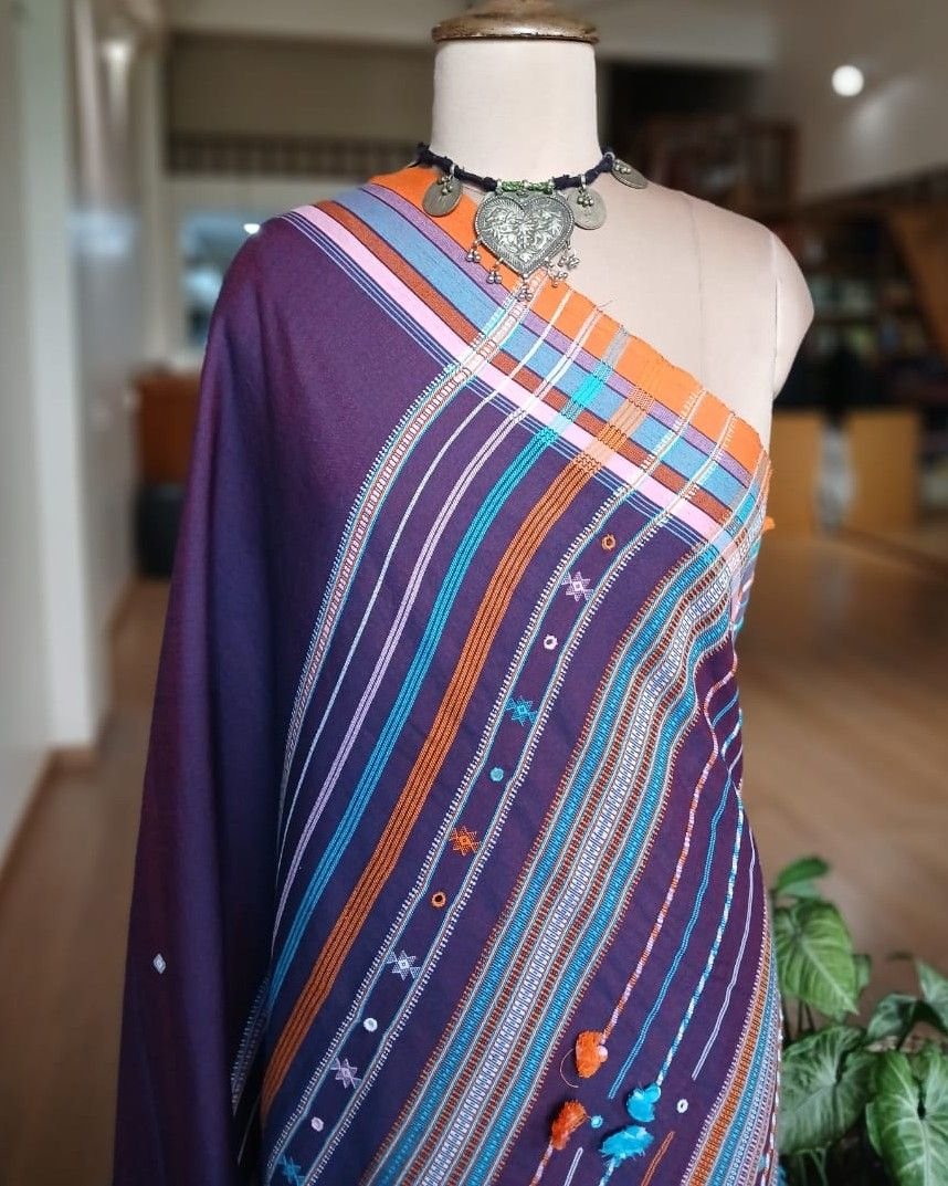 Bhujodi Saree handwoven in Soft Cotton – (BHUJ1001) - Image 7