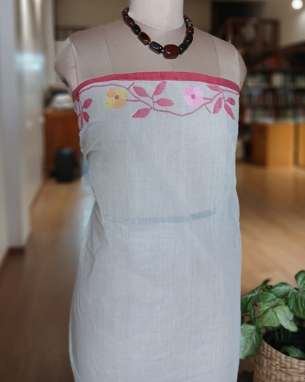 Hand Jamdani from Phulia - (HJFP0005) - Image 10