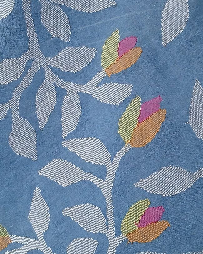 Hand Jamdani from Phulia - (HJFP0006) - Image 9