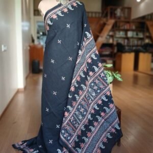 Cotton Kantha Saree from Santiniketan – (KNCS1031)
