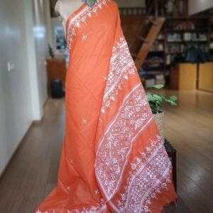 Cotton Kantha Saree from Santiniketan – (KNCS1040)