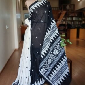 Cotton Kantha Saree from Santiniketan – (KNCS1033)