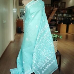 Cotton Kantha Saree from Santiniketan – (KNCS1038)