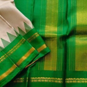 Gadwal Handweave Saree with Kuttu Borders – (GHSS0018)
