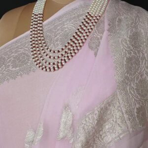 Georgette Pure Silk Handweave from Banaras – (GBHS1012)