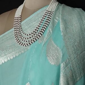 Georgette Pure Silk Handweave from Banaras – (GBHS1017)