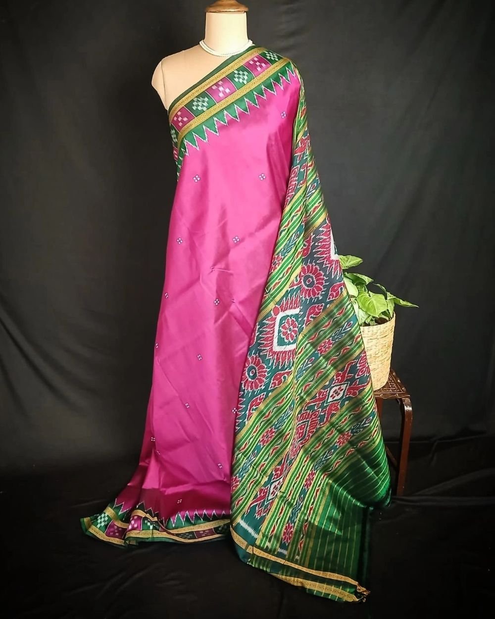 Pure silk Nuapatna Khandua Pata saree – (PNKP0015)