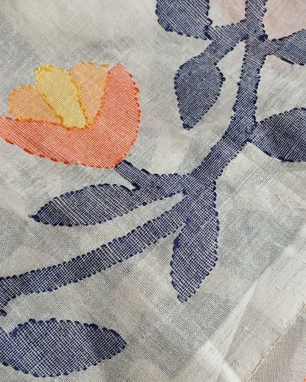 Hand Jamdani from Phulia - (HJFP0001) - Image 10