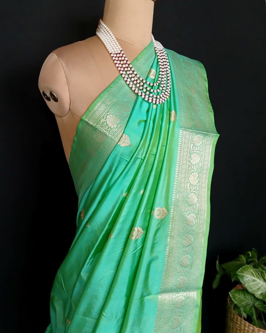 Banarasi Kadua Katan Silk Saree – (BANA1035) - Image 6