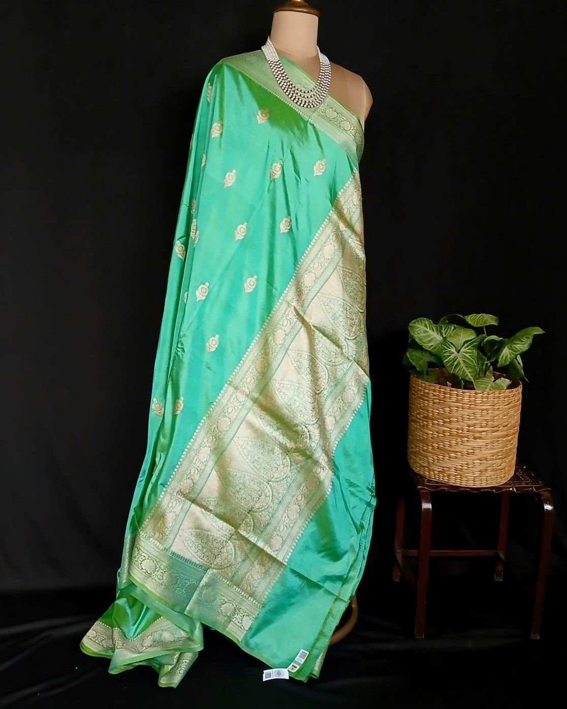 Banarasi Kadua Katan Silk Saree – (BANA1035) - Image 7