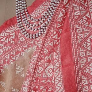 PadmaShree Takdira Begum’s Tussar Silk Kantha Saree – (SKTS1019)