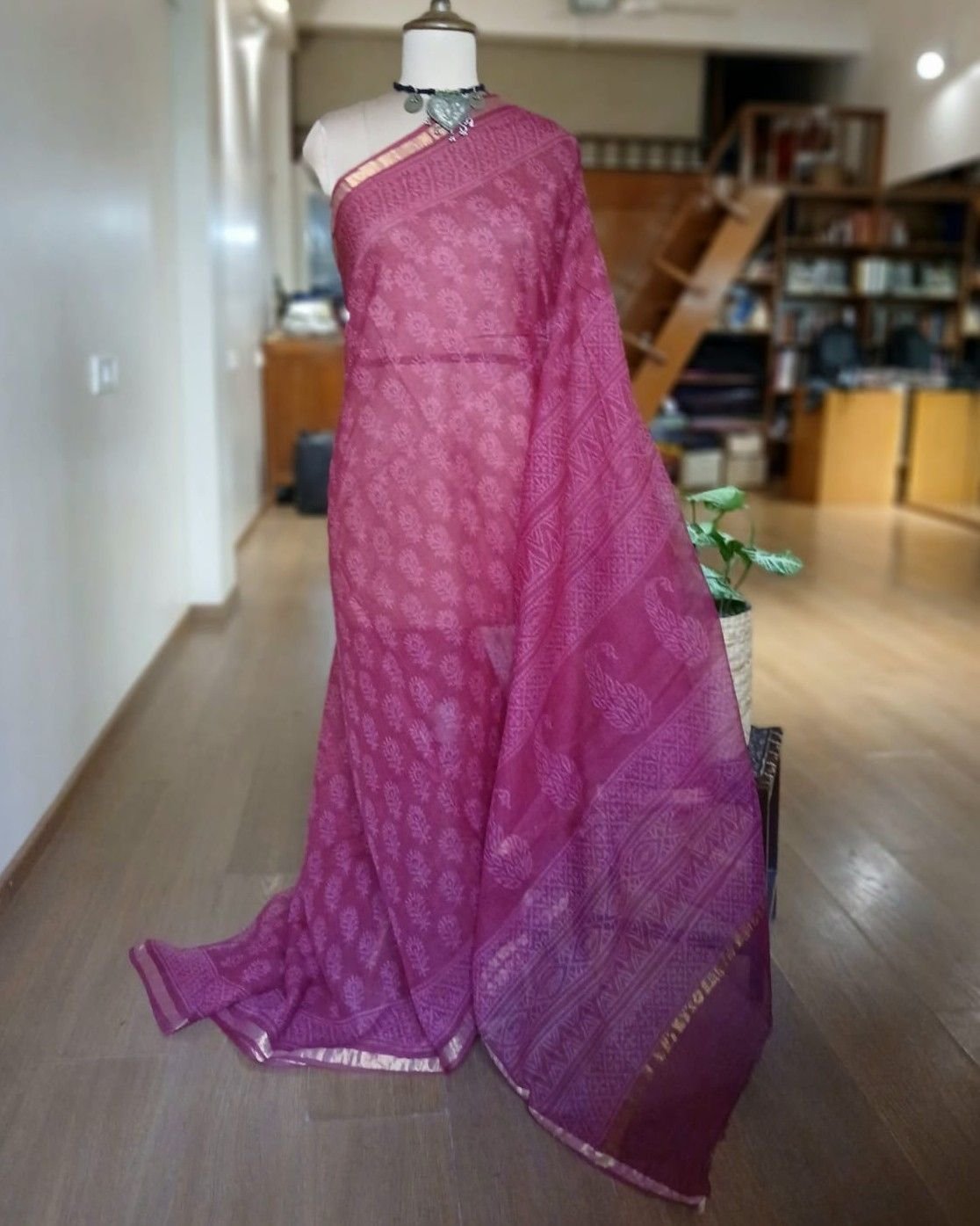 Kota Doria Cotton Saree – (KDCS1034) - Image 2