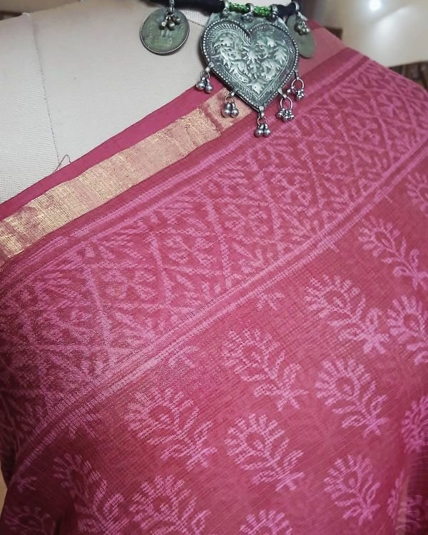 Kota Doria Cotton Saree – (KDCS1034) - Image 4
