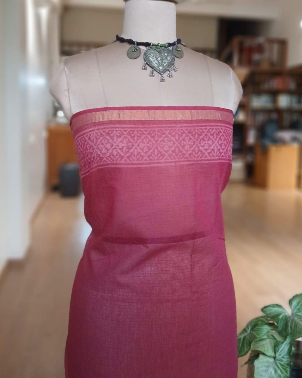 Kota Doria Cotton Saree – (KDCS1034) - Image 7