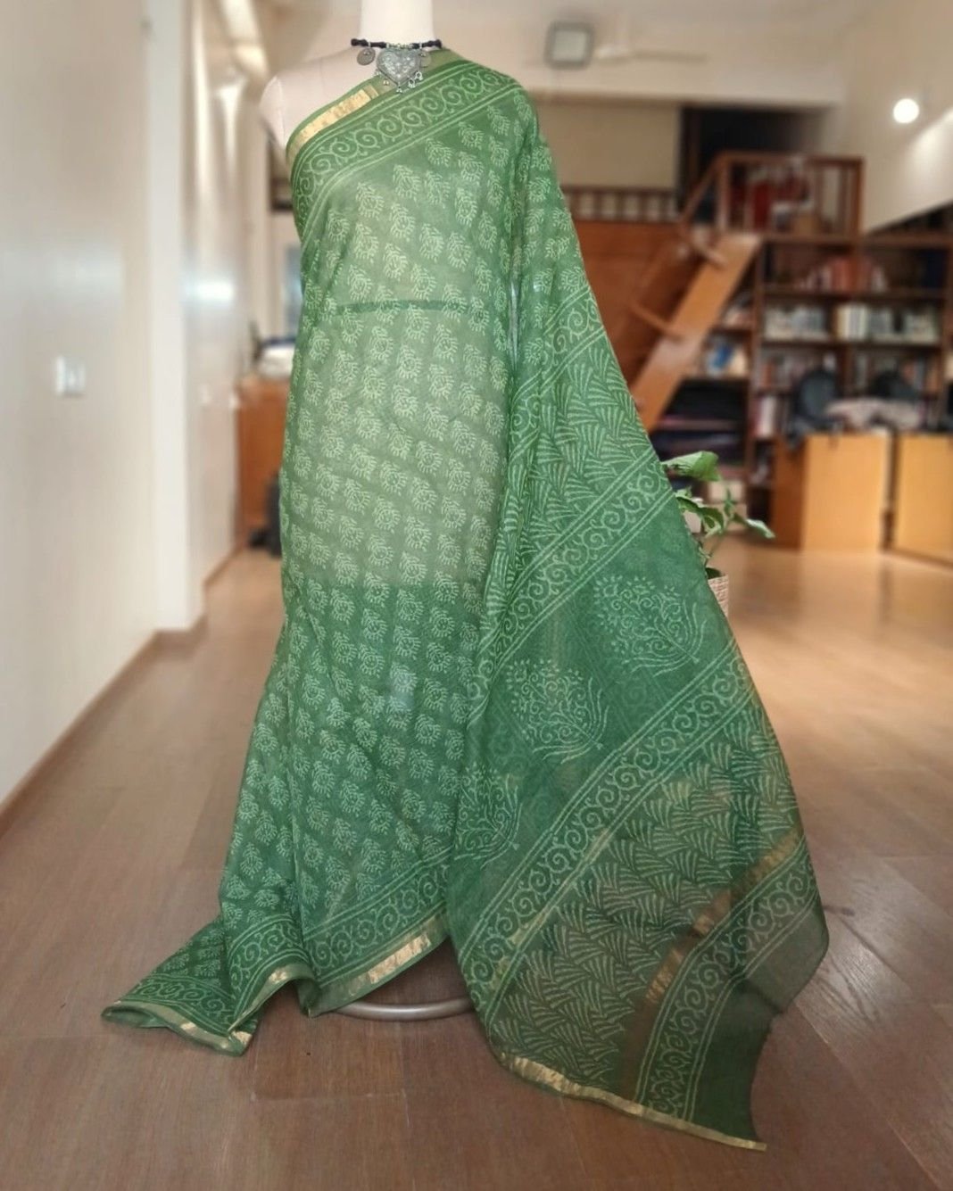 Kota Doria Cotton Saree – (KDCS1035) - Image 2