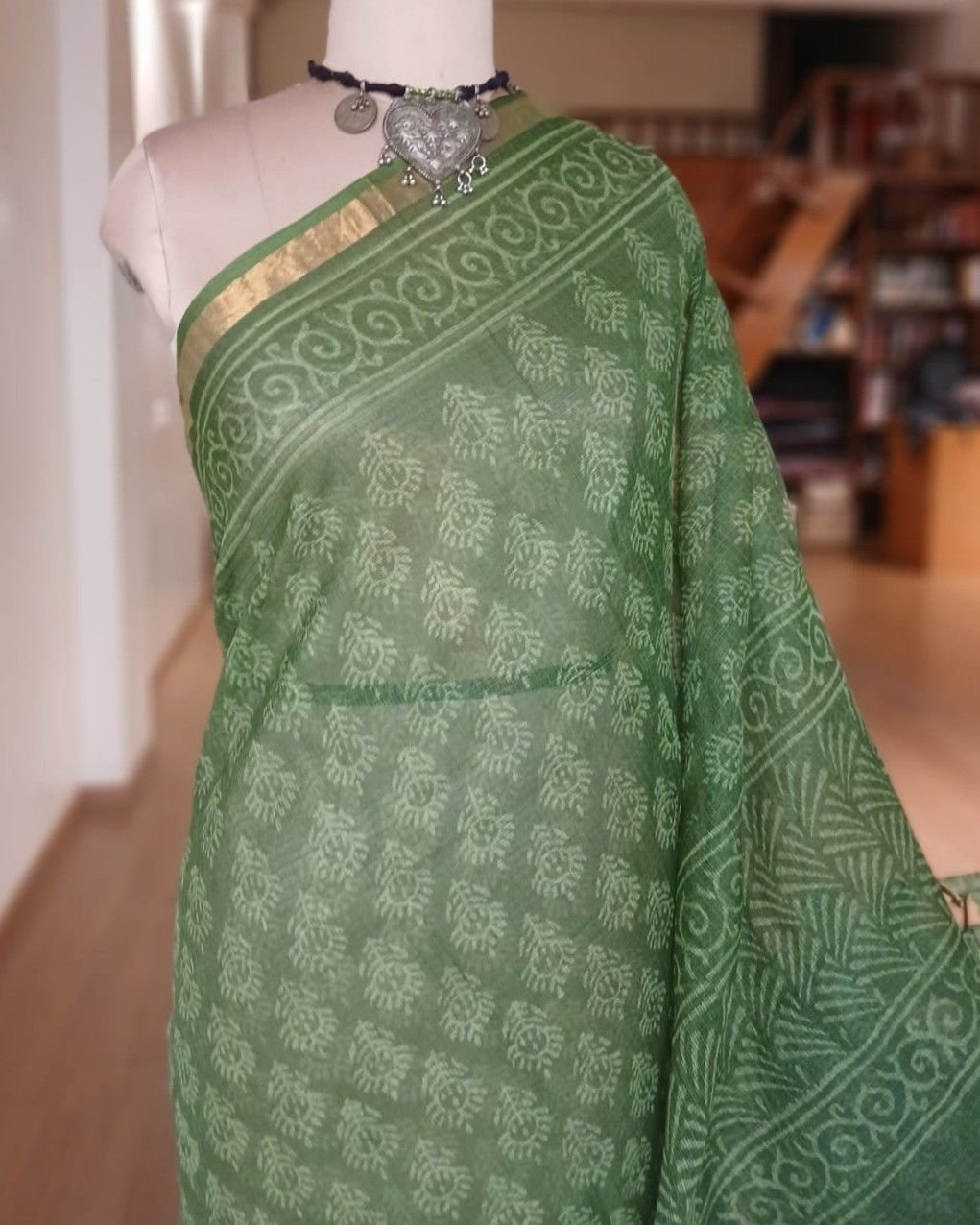 Kota Doria Cotton Saree – (KDCS1035) - Image 3