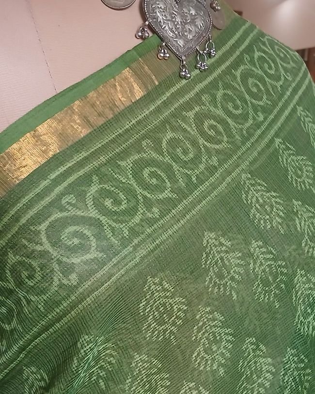 Kota Doria Cotton Saree – (KDCS1035) - Image 4