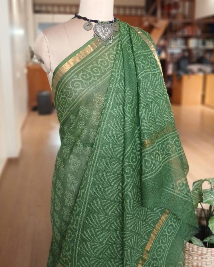 Kota Doria Cotton Saree – (KDCS1035) - Image 5