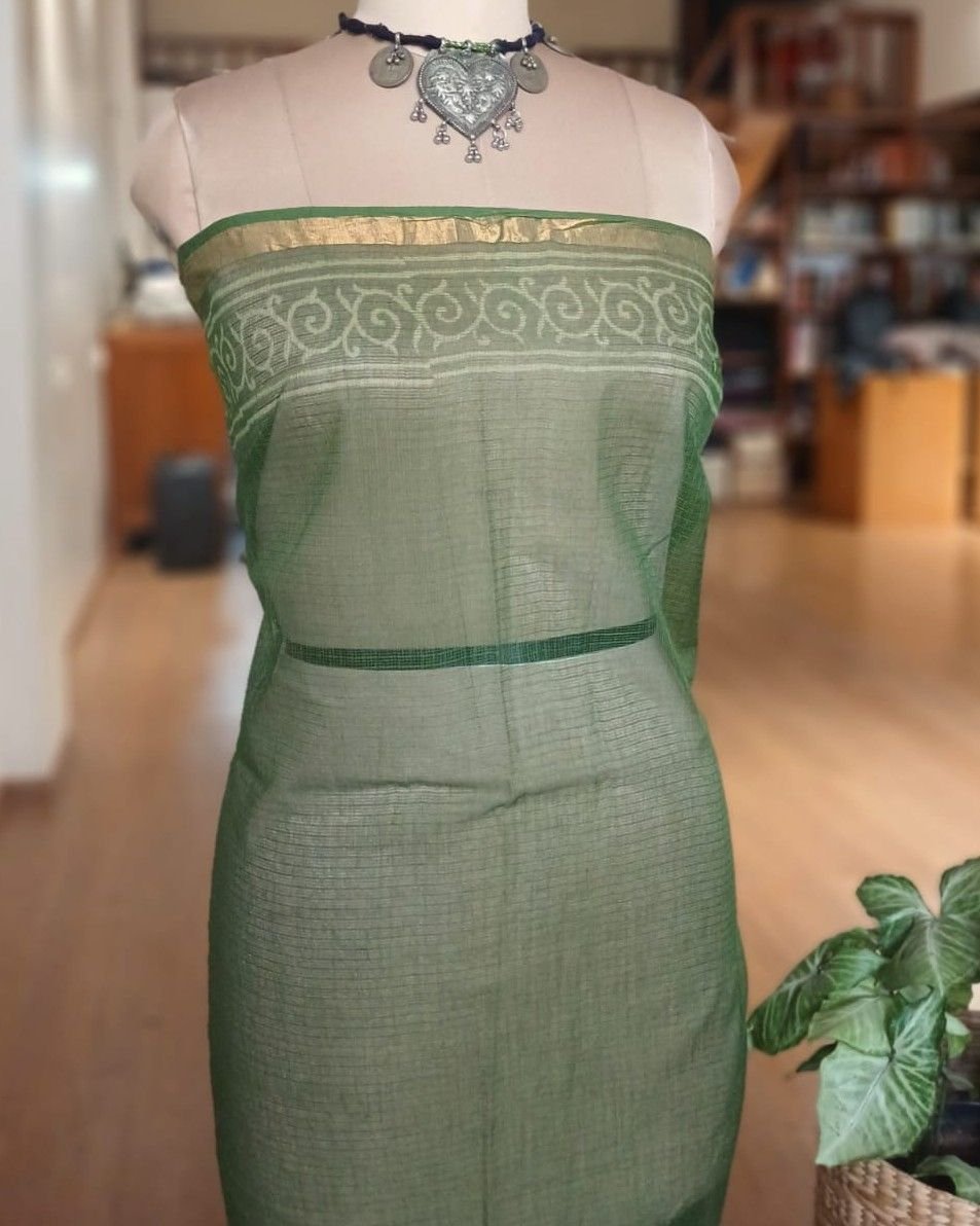 Kota Doria Cotton Saree – (KDCS1035) - Image 6