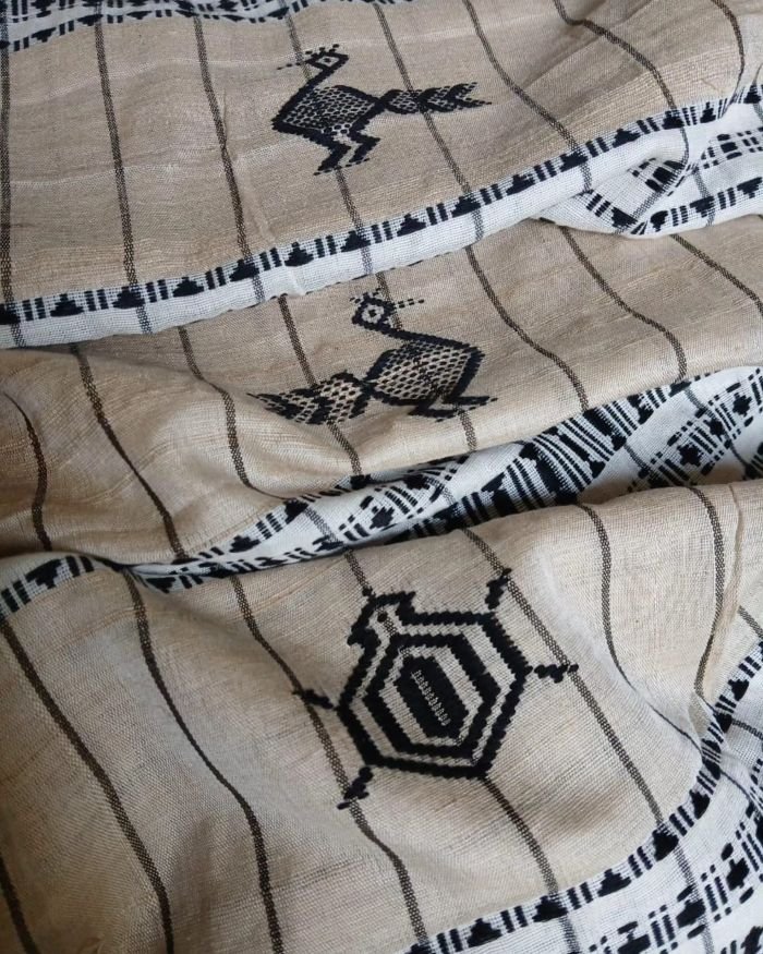 Tussar Kotpad Saree from Jeenu Panika – (CTKS0009) - Image 2