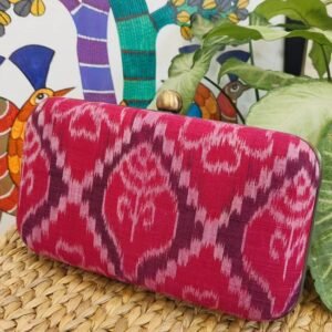 Odisha Cotton Fabric Box Clutch (OCBC1009)