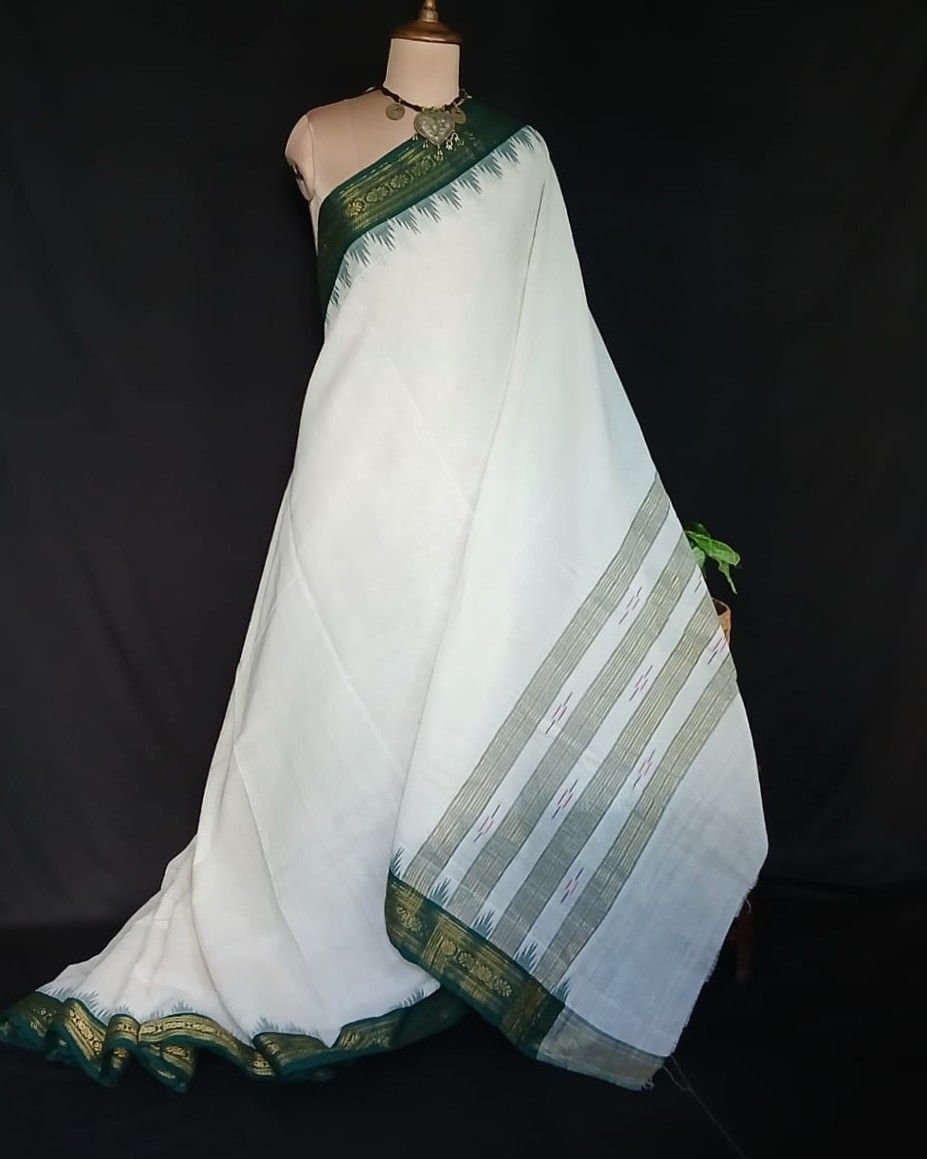 Ponduru handspun and handwoven saree - (POND0011) - Image 2