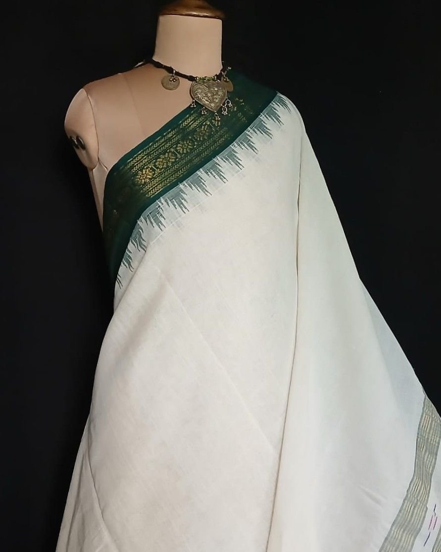 Ponduru handspun and handwoven saree - (POND0011) - Image 4