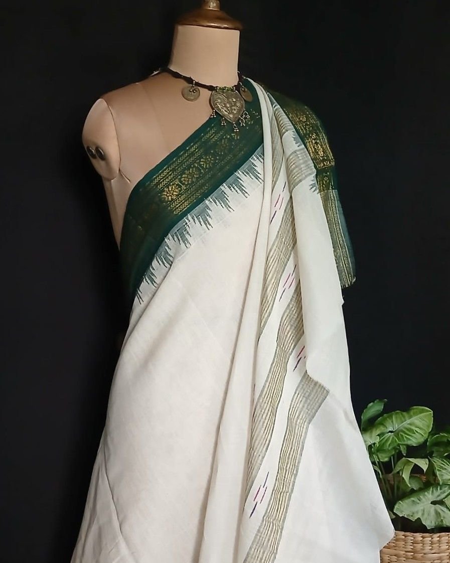 Ponduru handspun and handwoven saree - (POND0011) - Image 6