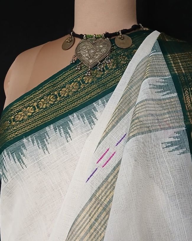 Ponduru handspun and handwoven saree - (POND0011)