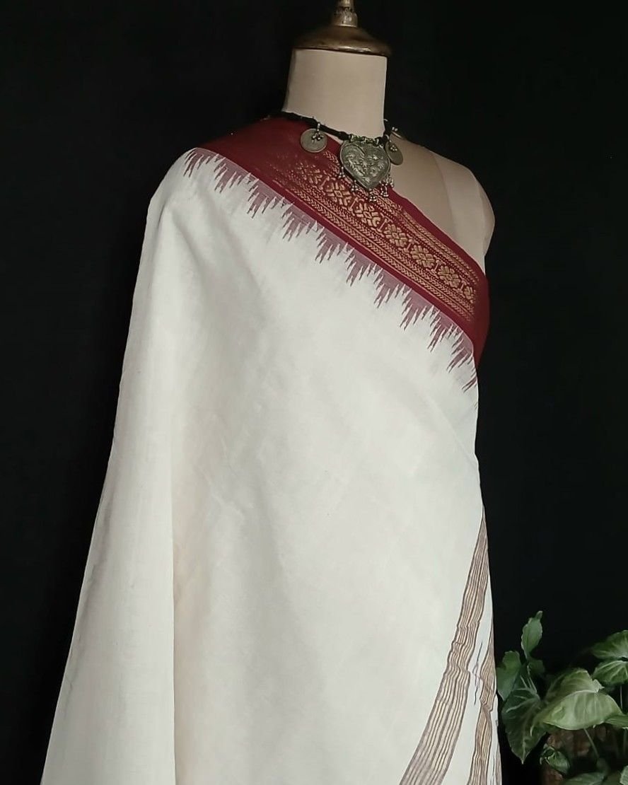 Ponduru handspun and handwoven saree - (POND0010) - Image 10