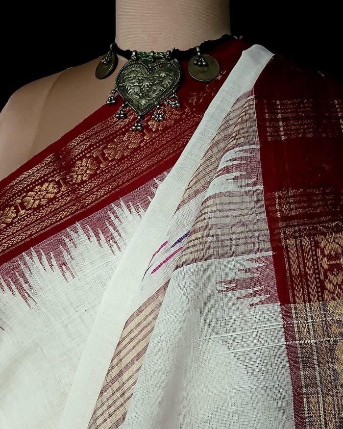 Ponduru handspun and handwoven saree - (POND0010)