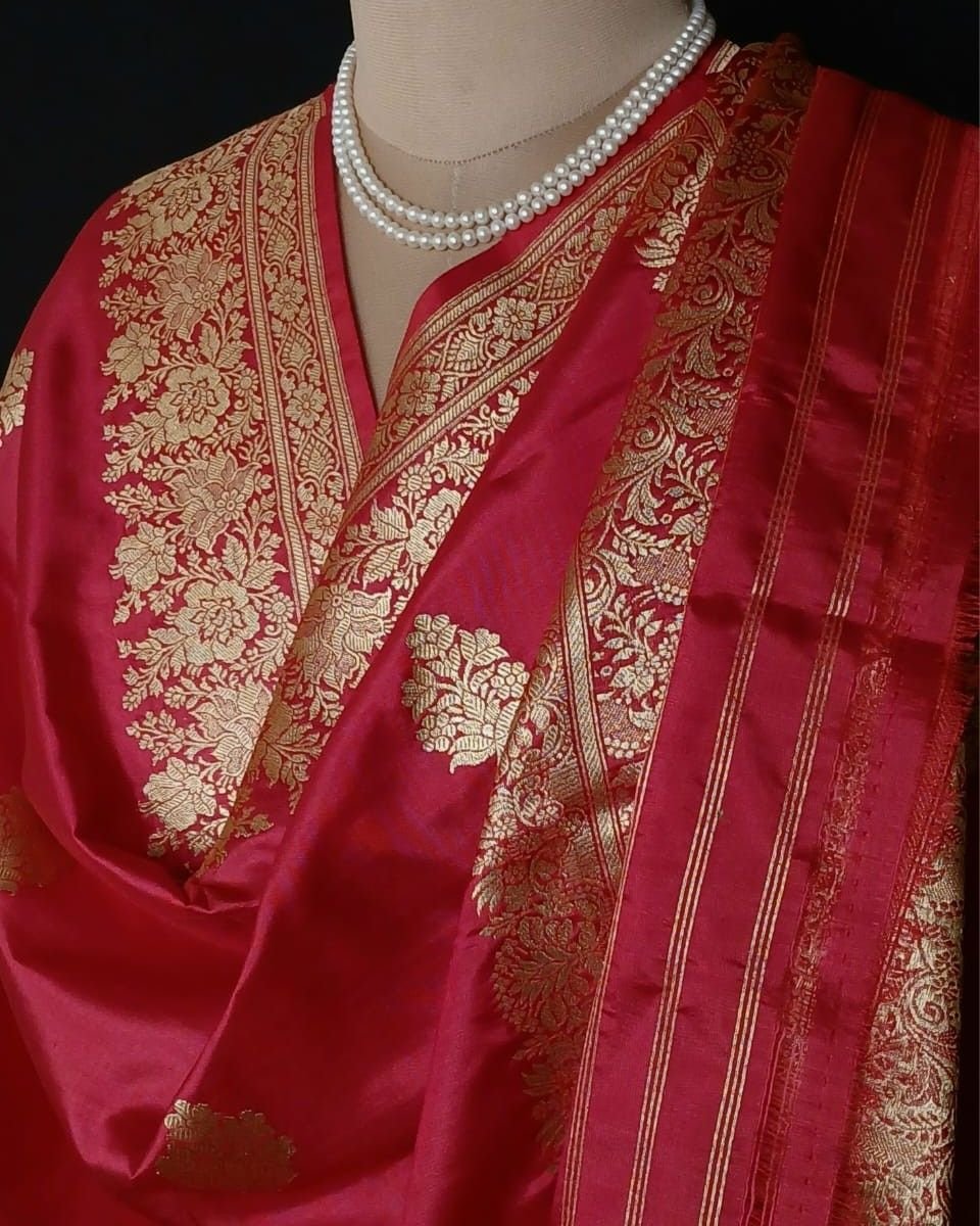 Banarasi Pure Katan Silk Dupatta – (DUPT1001)