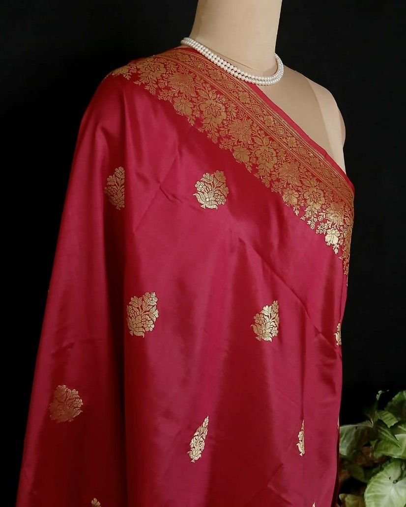 Banarasi Pure Katan Silk Dupatta – (DUPT1001) - Image 7
