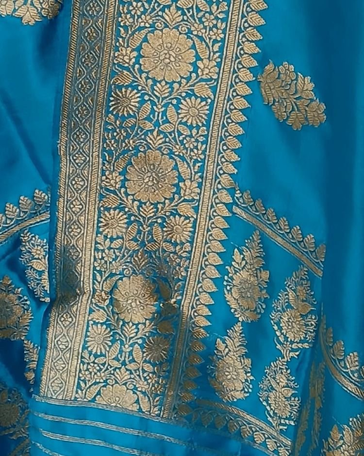 Banarasi Pure Katan Silk Dupatta – (DUPT1002) - Image 4