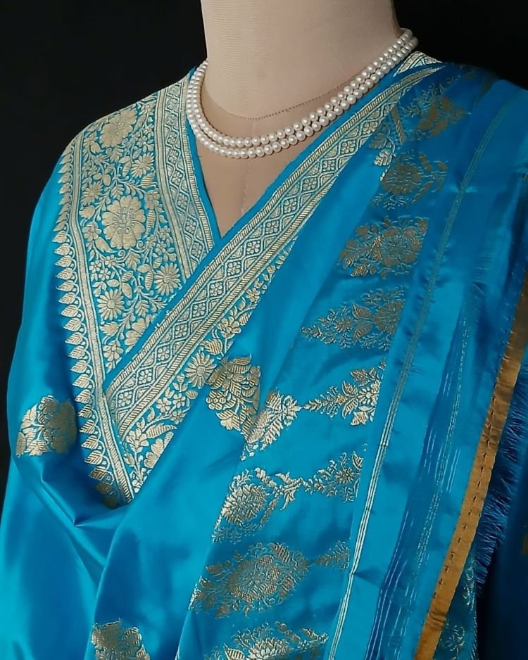 Banarasi Pure Katan Silk Dupatta – (DUPT1002)