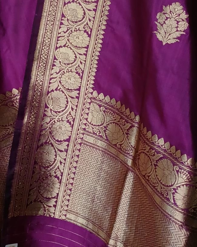 Banarasi Pure Katan Silk Dupatta – (DUPT1003) - Image 4