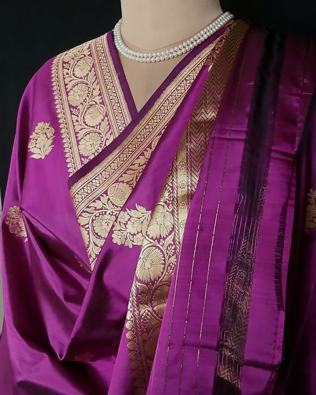 Banarasi Pure Katan Silk Dupatta – (DUPT1003)