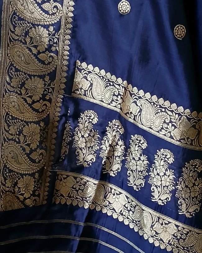 Banarasi Pure Katan Silk Dupatta – (DUPT1004) - Image 4