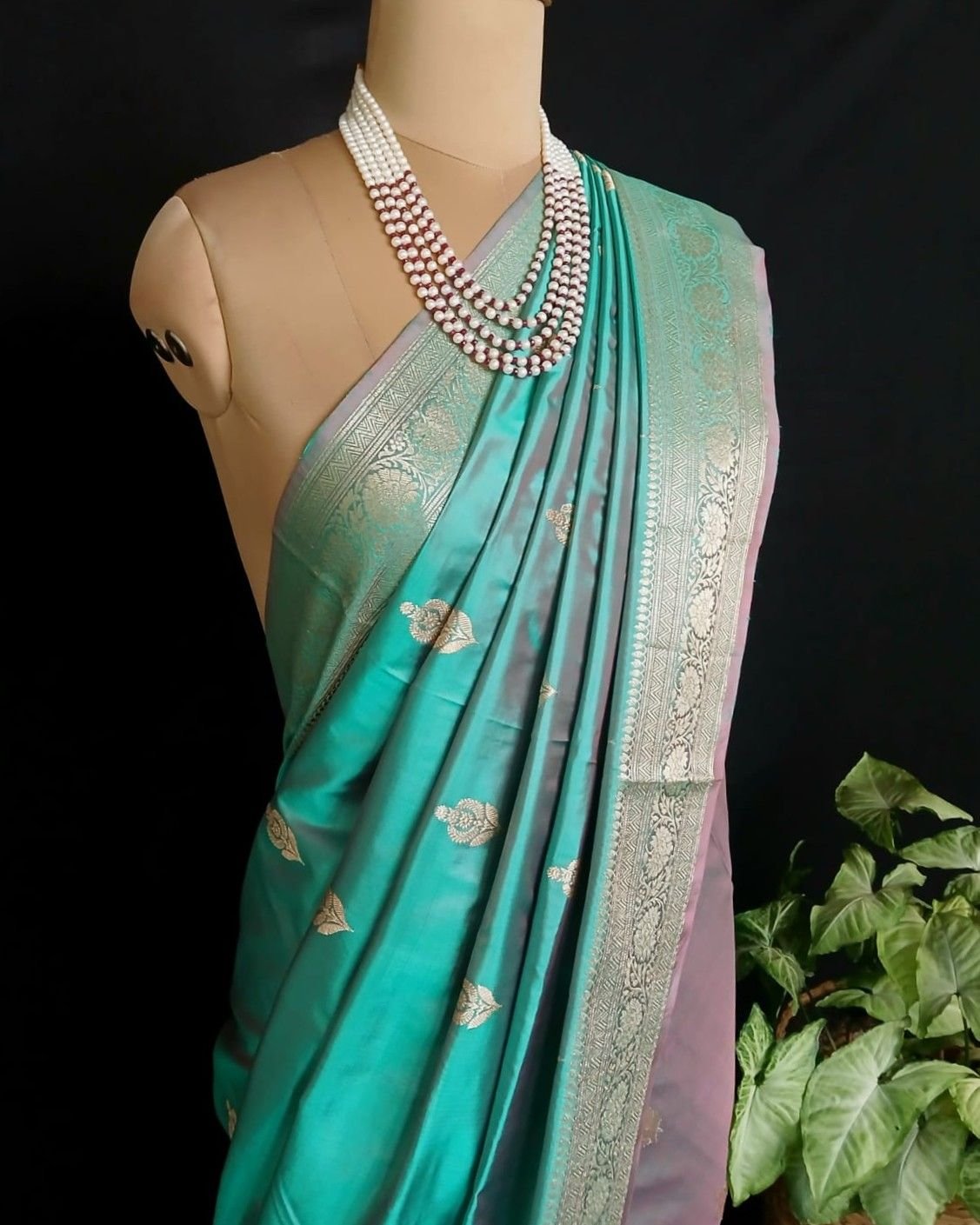 Banarasi Kadua Katan Silk Saree – (BANA1041) - Image 6
