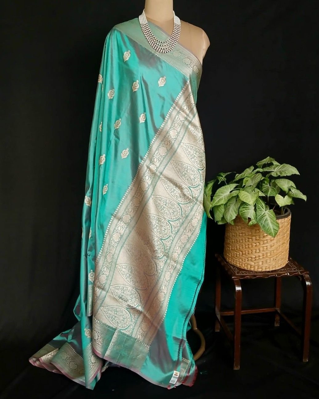 Banarasi Kadua Katan Silk Saree – (BANA1041) - Image 7