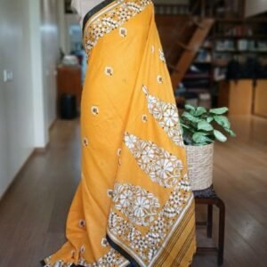 Cotton Kantha Saree from Santiniketan – (KNCS1042)