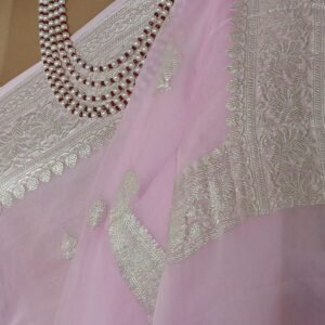 Georgette Pure Silk Handweave from Banaras – (GBHS1018)
