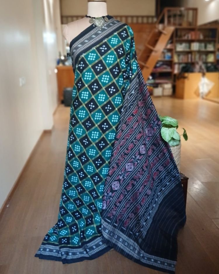 Sambalpur in Cotton, with Dobby Border – (SCDB0001)