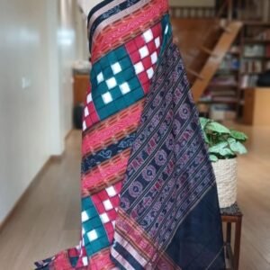 Sambalpuri Single Ikat Saree in Cotton - (SSIS0001)