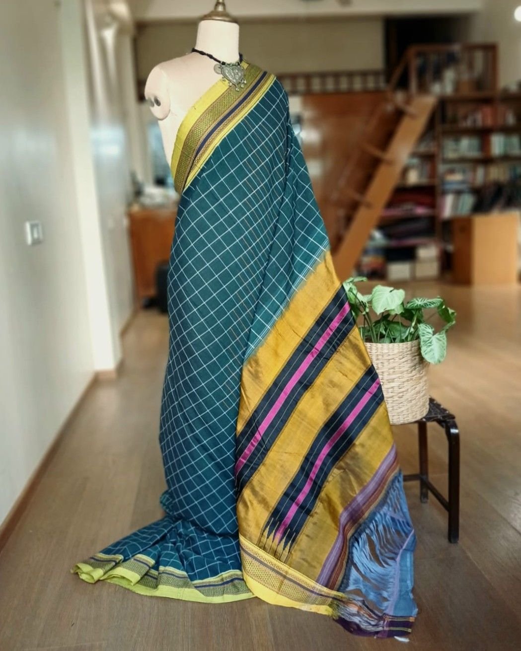 Handloom Ilkal Saree – (ILKA1013) - Image 2
